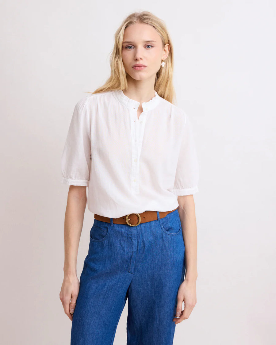 HARTFORD TEENA SHIRT IN WHITE