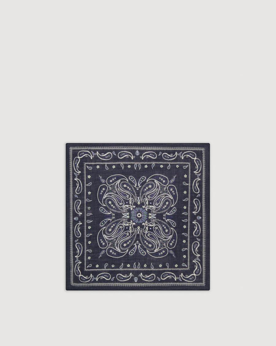 HARTFORD BANDANA SCARF IN NAVY