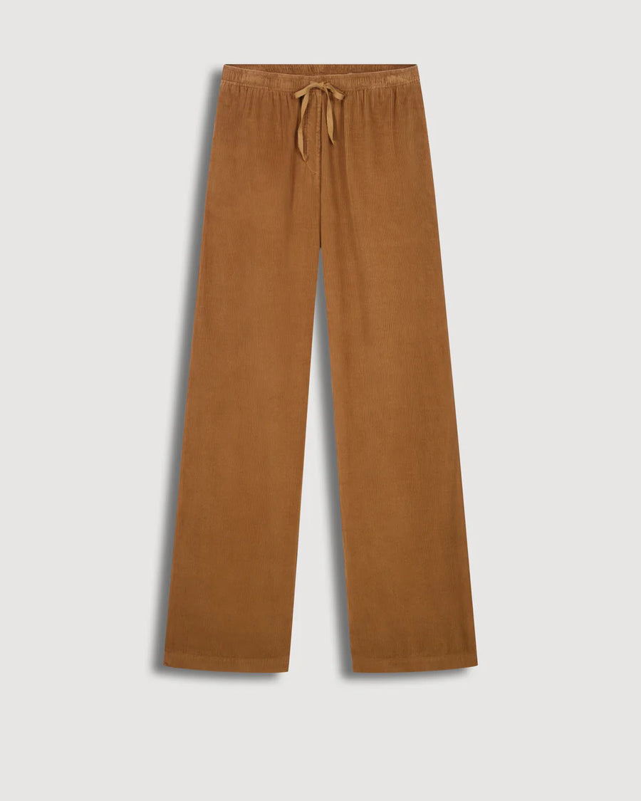 HARTFORD PLUMIEL PANTS IN MOCHA CORDUROY