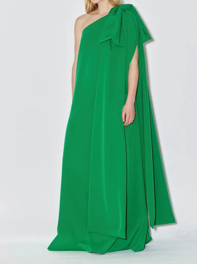 BERNADETTE DRESS SAMUEL IN EMERALD GREEN