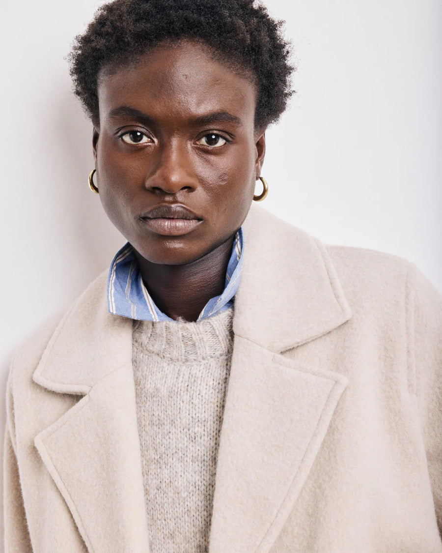 HARTFORD VEGA OFF-WHITE WOOL JACKET