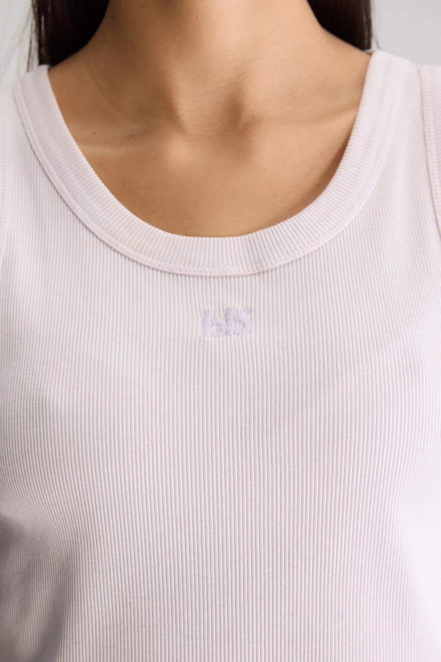 BELLEROSE VALDI SILM TANK TOP IN GRAY LILAC