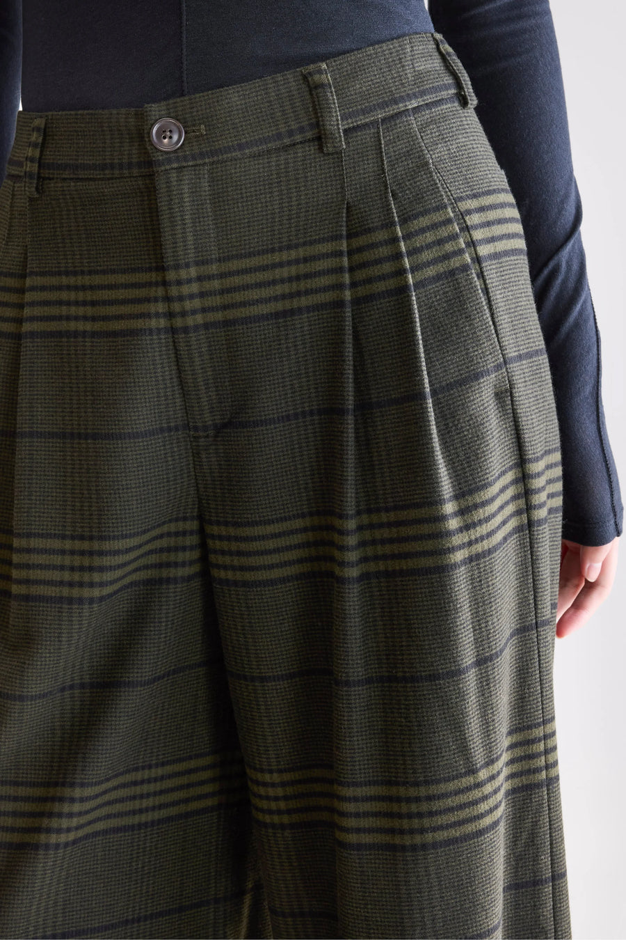 BELLEROSE VOLKERT52 KHAKI TROUSERS