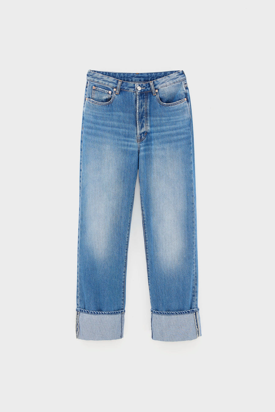 BELLEROSE PATSY52 / N. 67 LOOSE FIT LOW RISE BLUE DENIM IN BLUE STONE