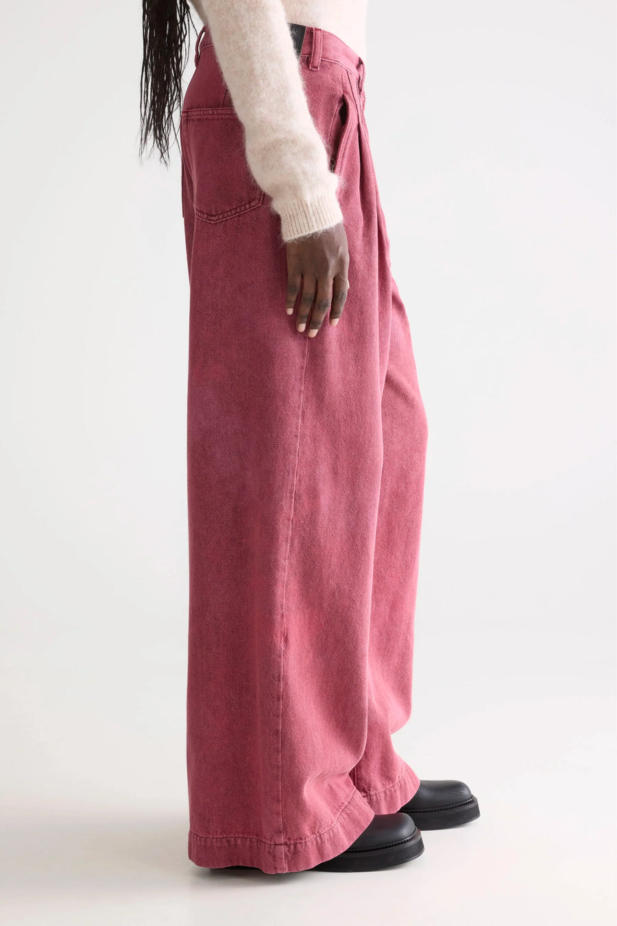 BELLEROSE POPS JEANS IN WINE STONE WASH