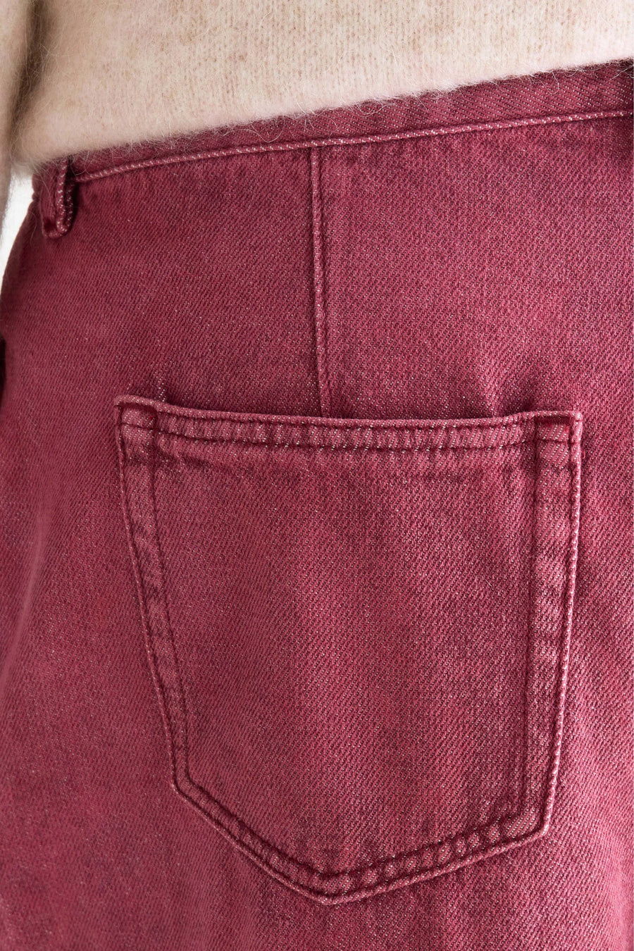 BELLEROSE POPS JEANS IN WINE STONE WASH