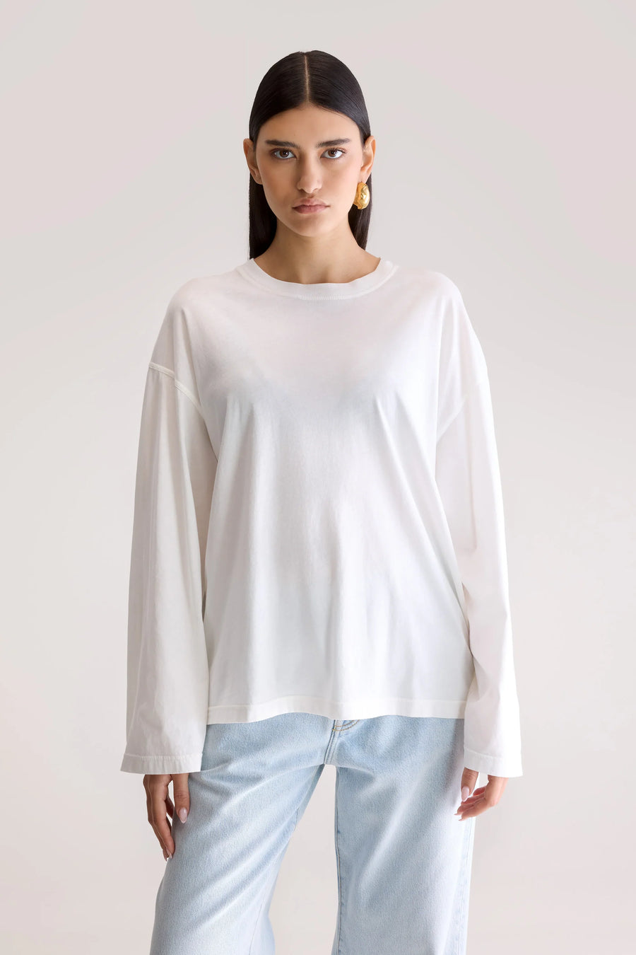 BELLEROSE FANDY TOP IN WHITE