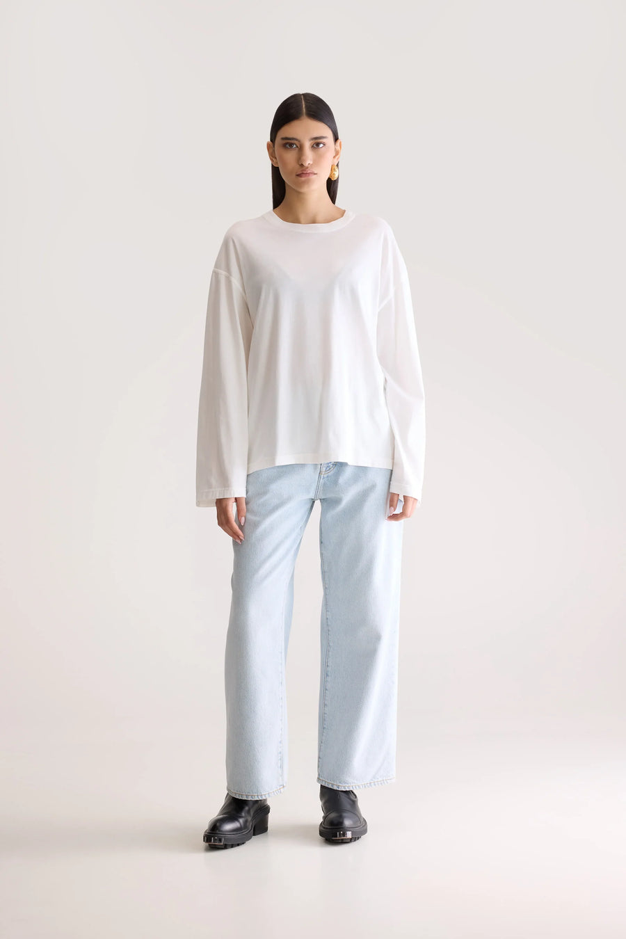 BELLEROSE FANDY TOP IN WHITE