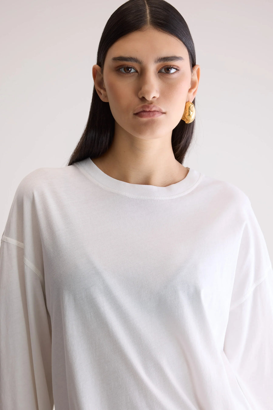 BELLEROSE FANDY TOP IN WHITE