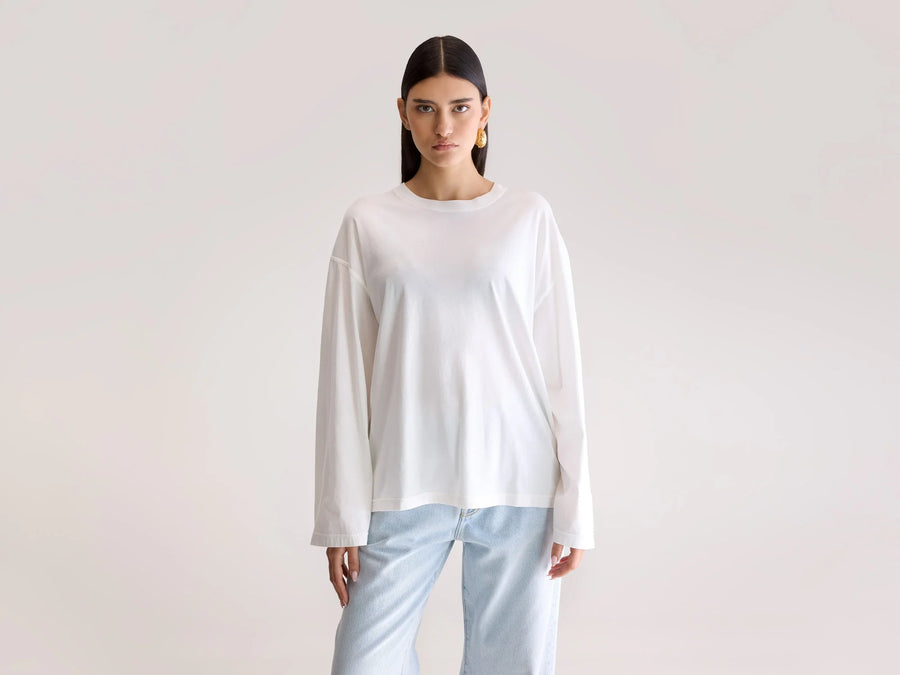 BELLEROSE FANDY TOP IN WHITE