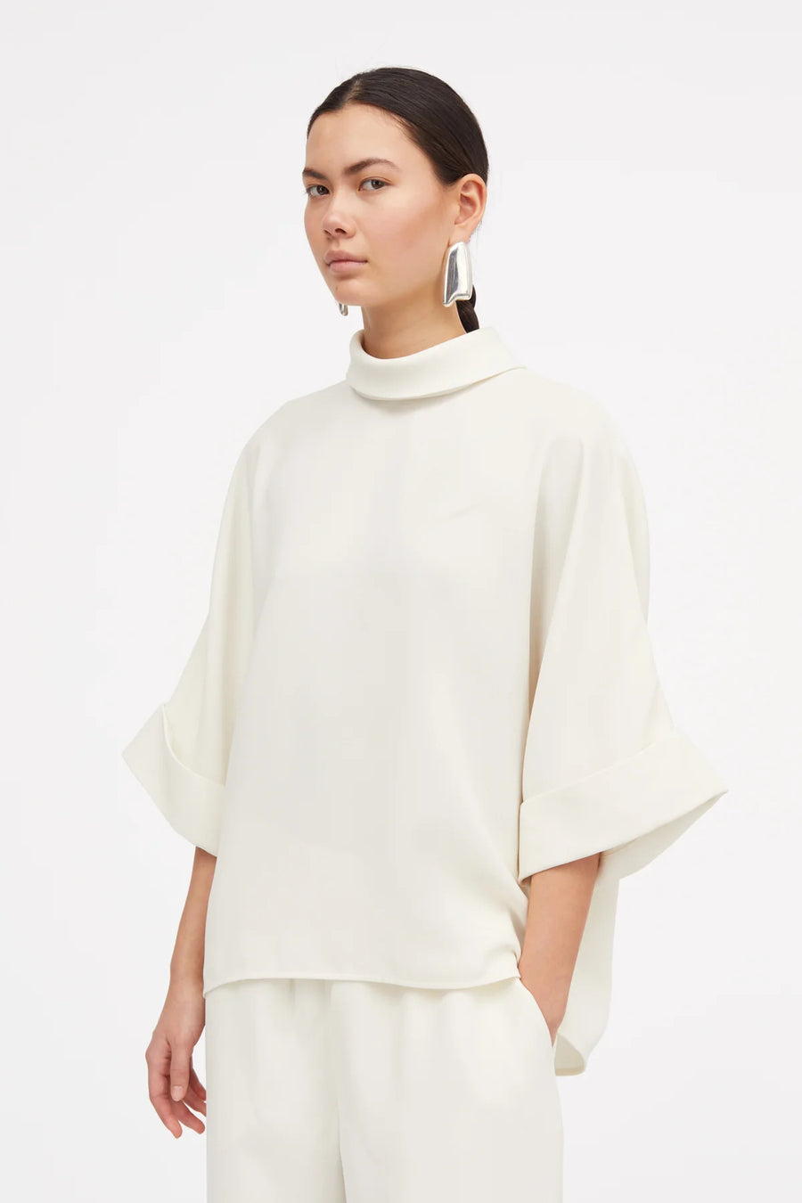 MKDT ATELIER BAILEE BLOUSE IN IVORY
