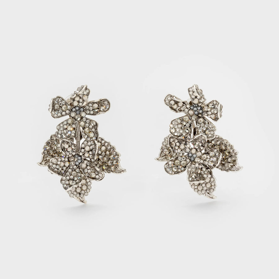 CECILE BOCCARA MIST CAVIAR CLIP ON EARRINGS