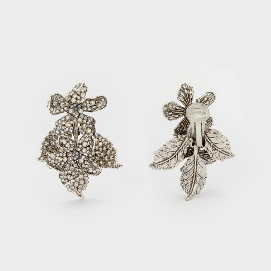 CECILE BOCCARA MIST CAVIAR CLIP ON EARRINGS