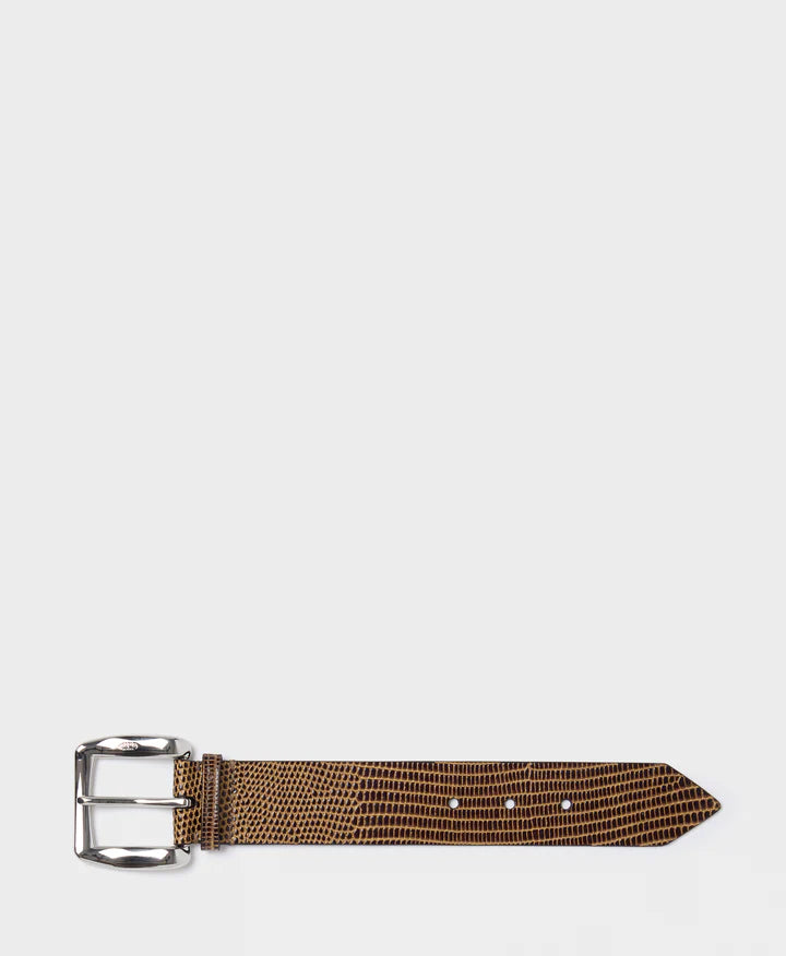 J & M DAVIDSON BONNY MEDIUM BELT IN BROWN