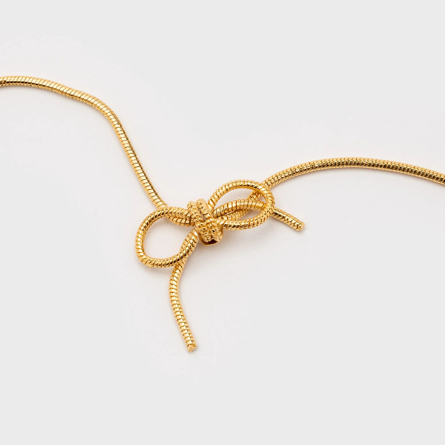 CECILE BOCCARA KNOT CHOKER NECKLACE