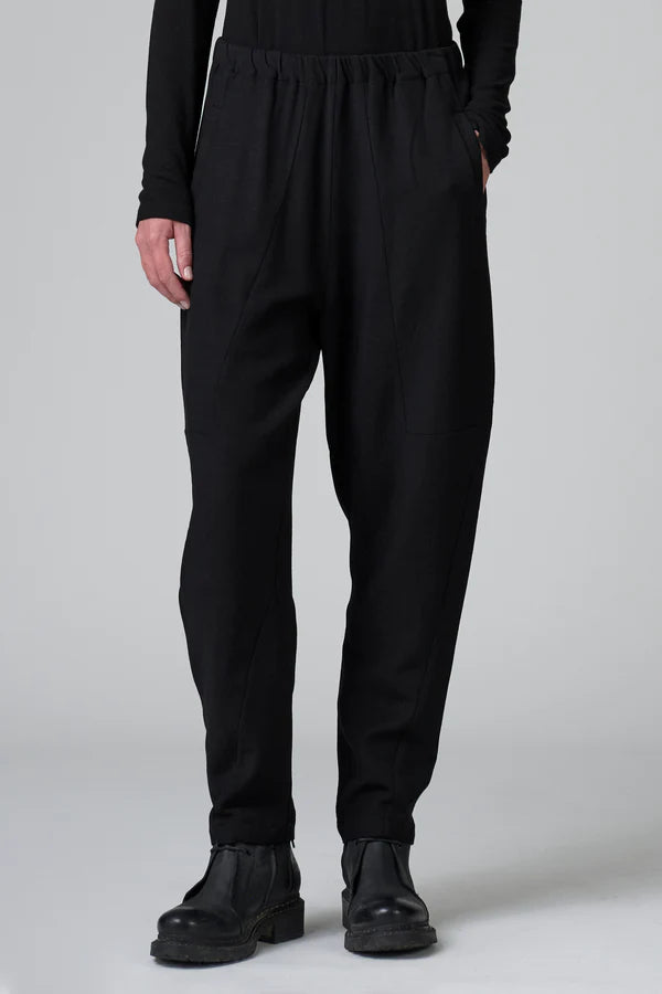 TRANSIT COMFORT FIT TROUSERS IN BLACK