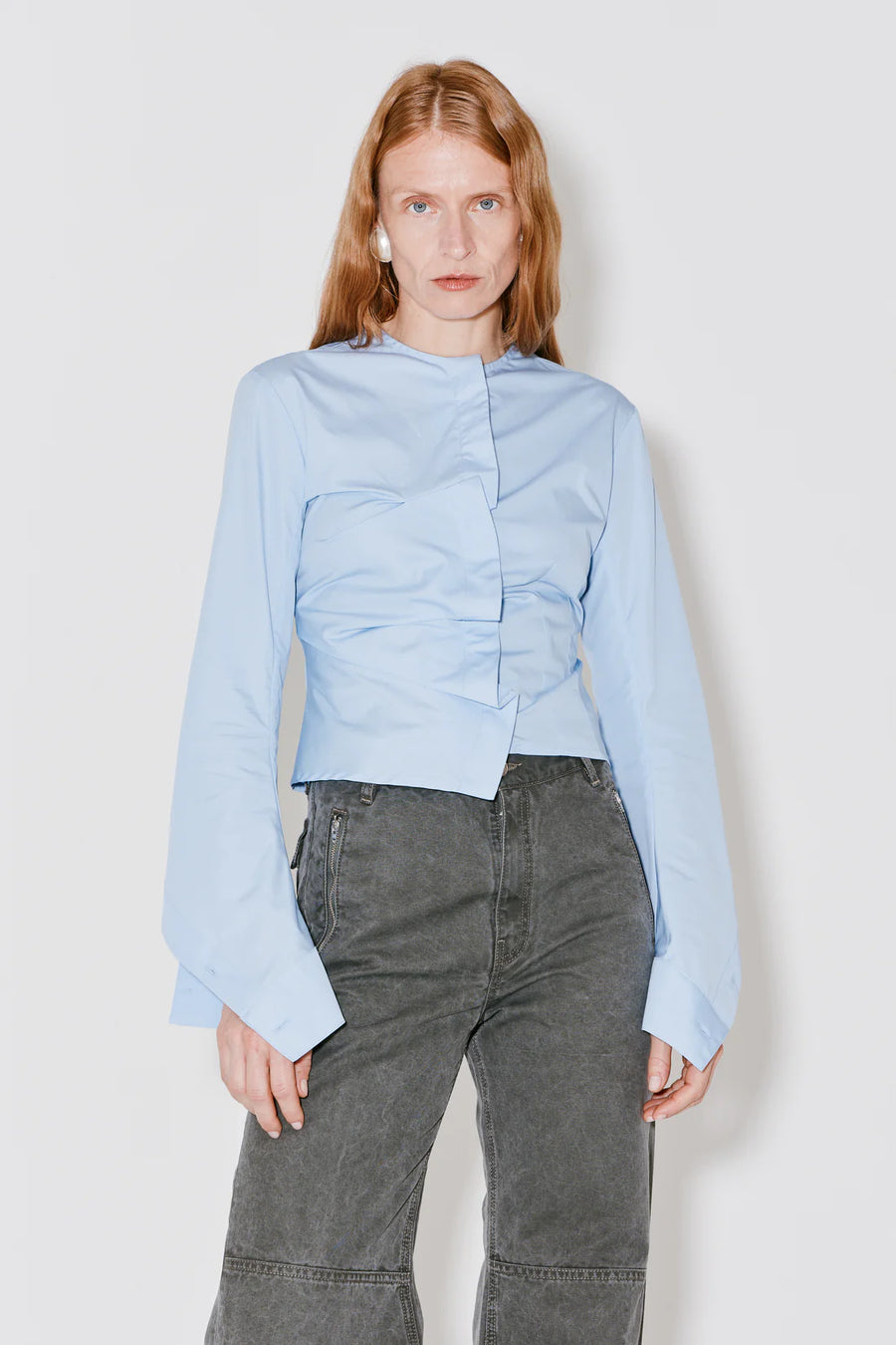 FAÇON JACMIN CHRISTAL SHIRT IN LIGHT BLUE