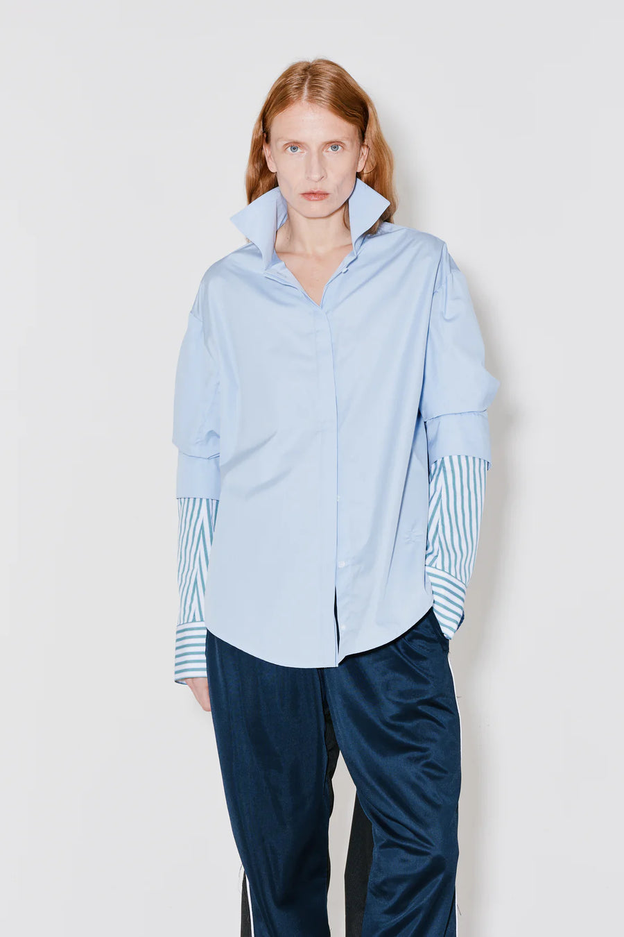 FAÇON JACMIN COSMO SHIRT IN LIGHT BLUE