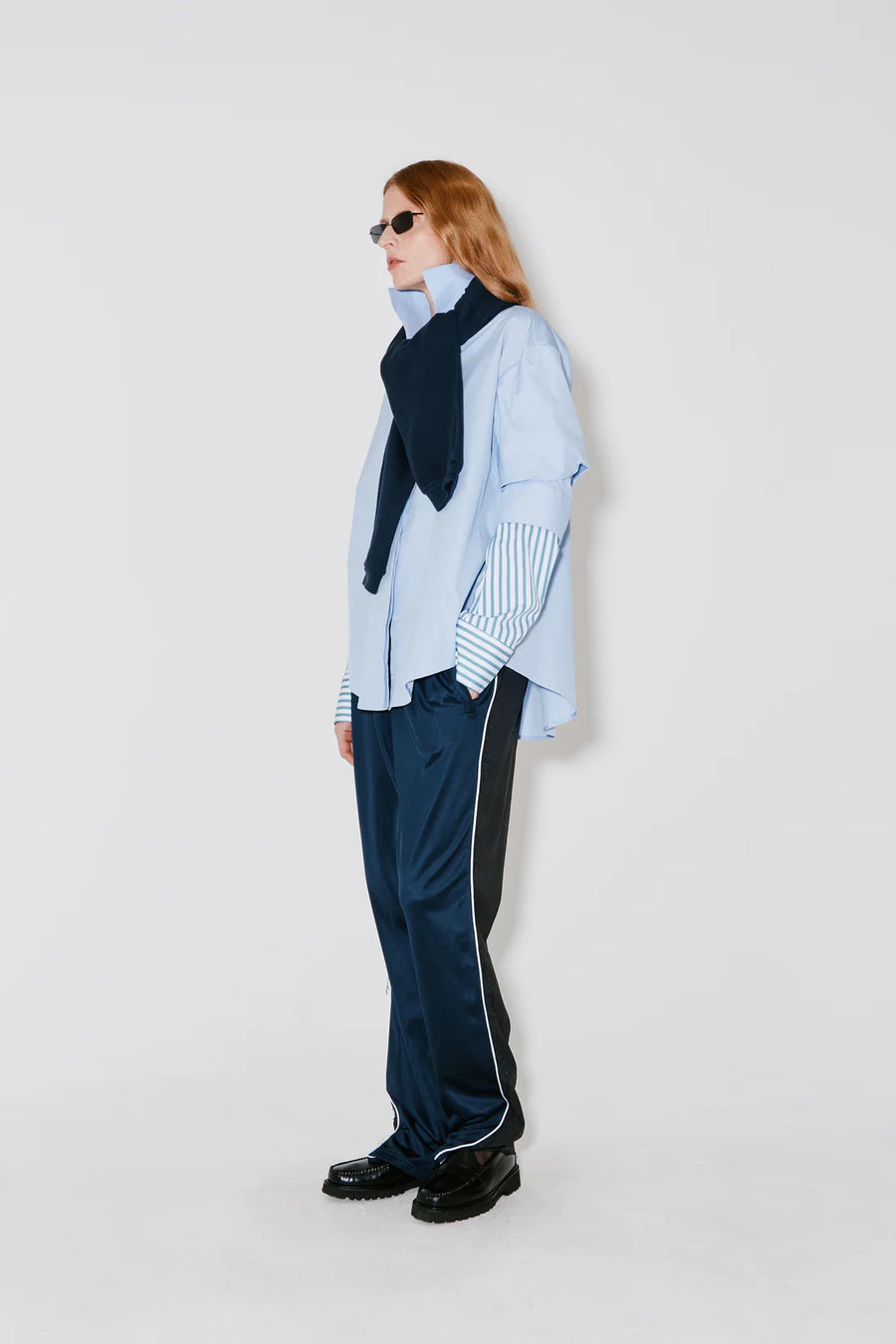 FAÇON JACMIN COSMO SHIRT IN LIGHT BLUE