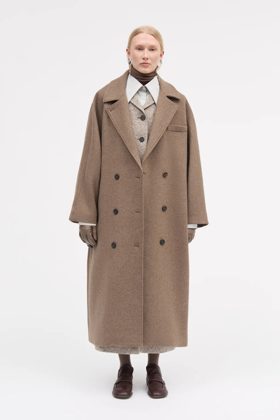MKDT ATELIER CLANCY COAT IN TAUPE