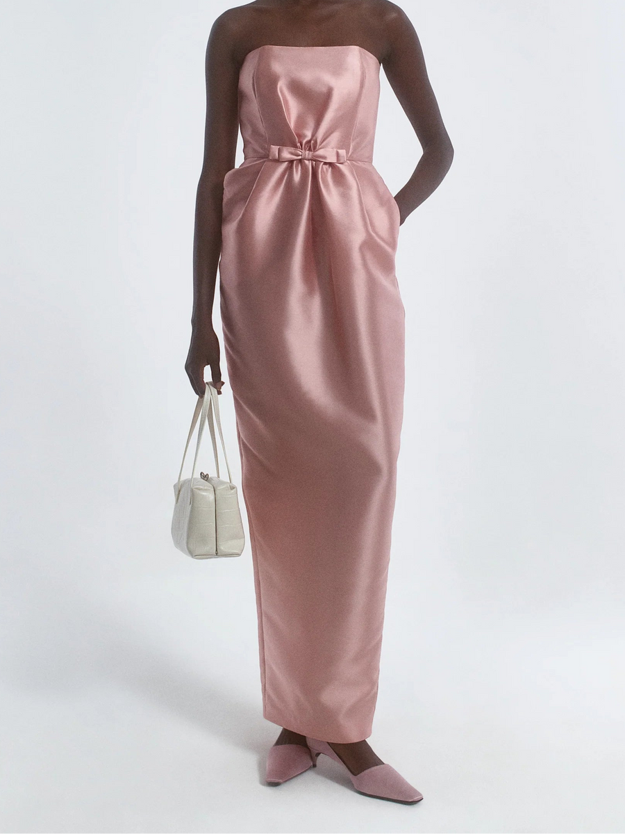 BERNADETTE DRESS LENETTE IN WARM PINK