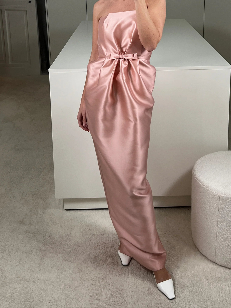 BERNADETTE DRESS LENETTE IN WARM PINK