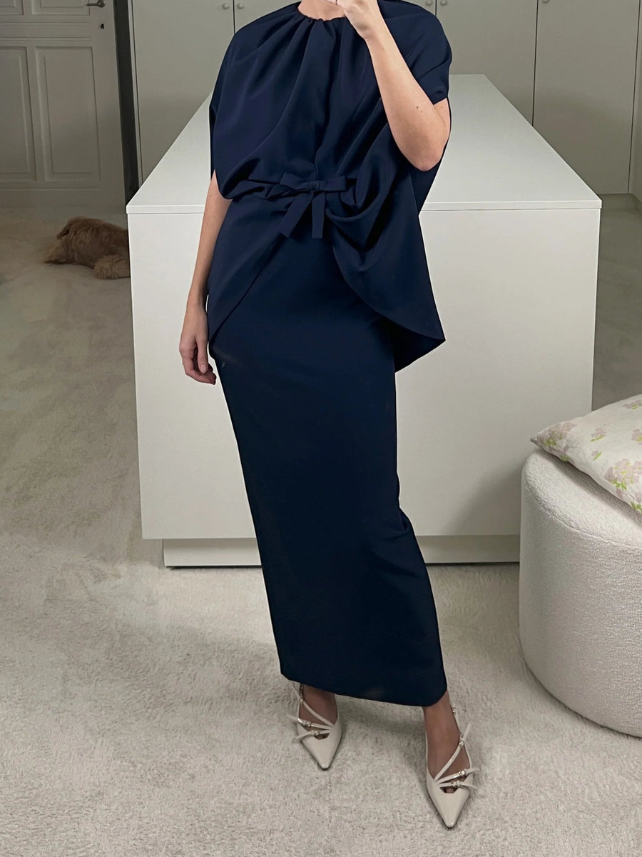 BERNADETTE DRESS GISLENE IN NAVY