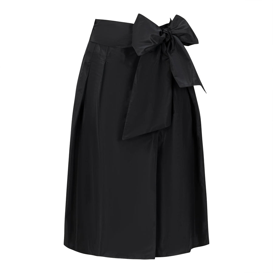 NATAN VALEDA MIDI SKIRT IN BLACK