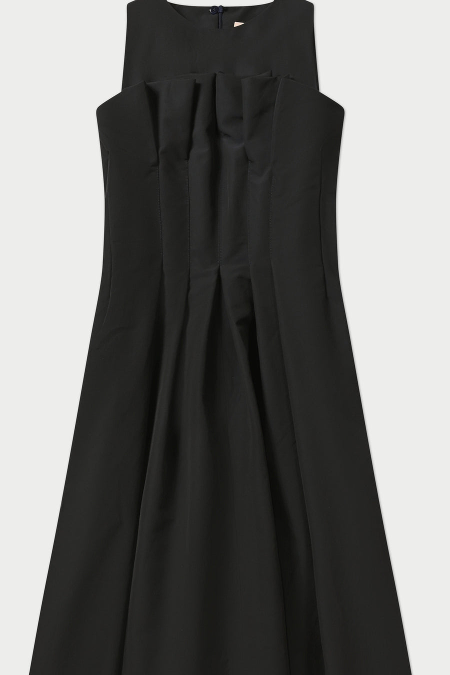 NATAN CLOCHE DRESS IN TECHNICAL COTTON IN NAVY