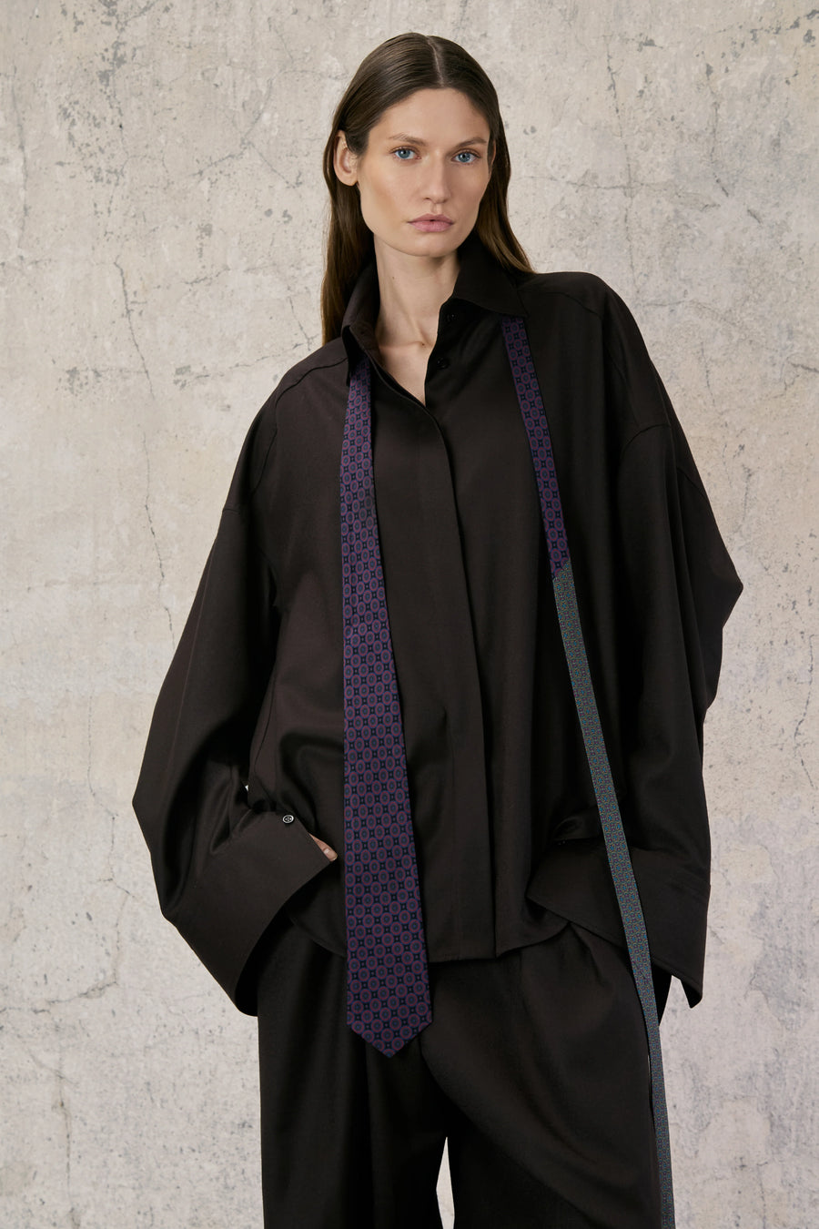 DI STAVNITSER HEIDI SHIRT IN COFFEE BEAN