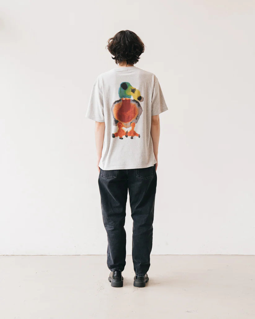 WILD ANIMALS DUCK DUCK T-SHIRT IN GREY