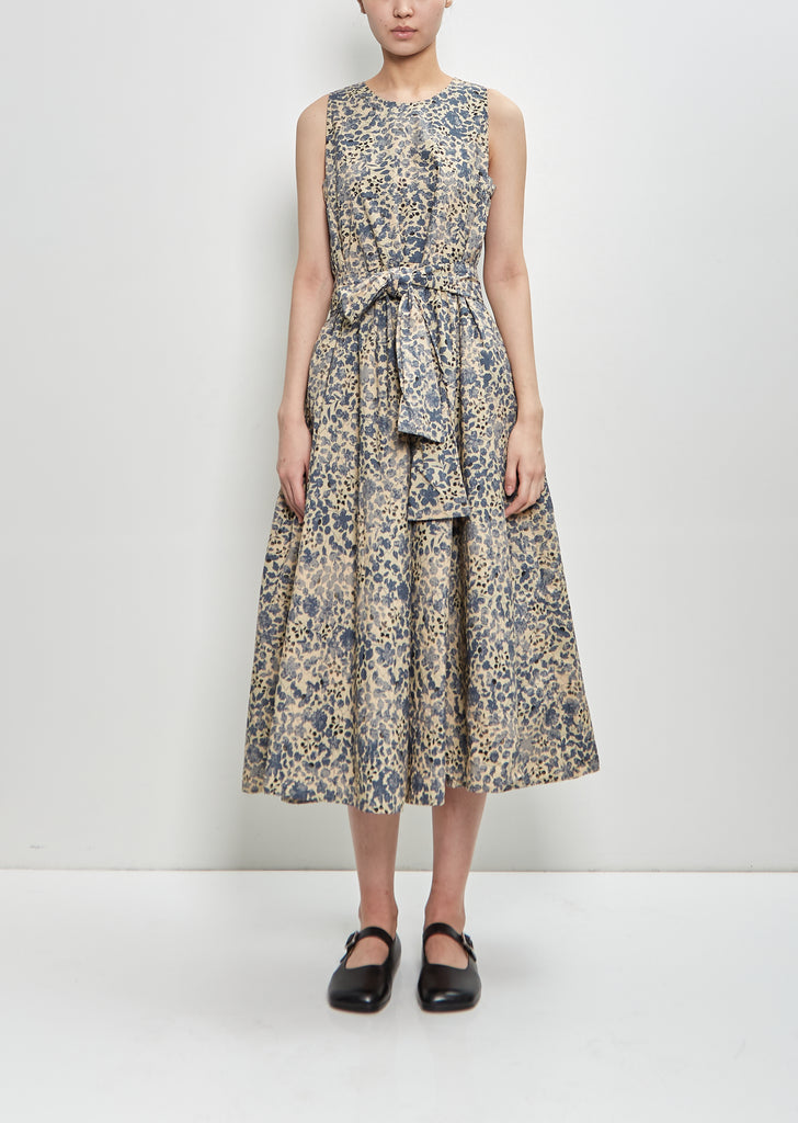 BERGFABEL APRON DRESS IN FLOWER