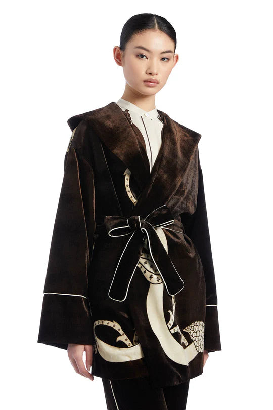 FOR RESTLESS SLEEPERS  EUTERPE IN BROWN VELVET