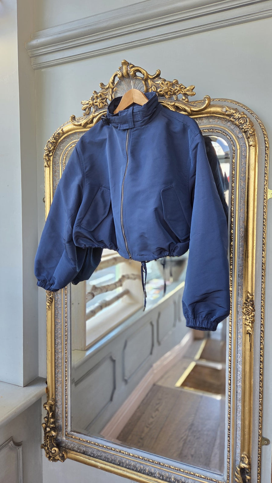 MANTU NAVY BOMBER JACKET