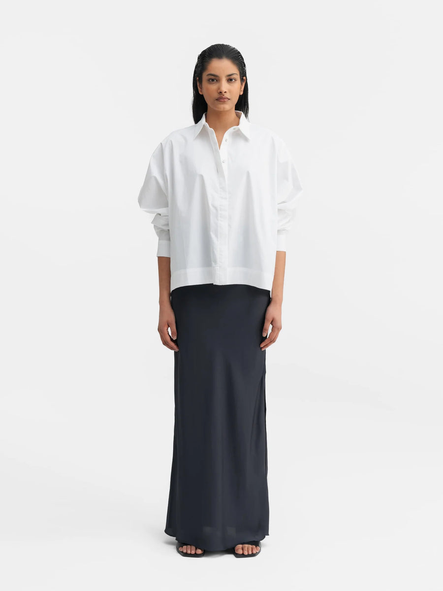 AHLVAR GALLERY GIGI SHIRT IN WHITE