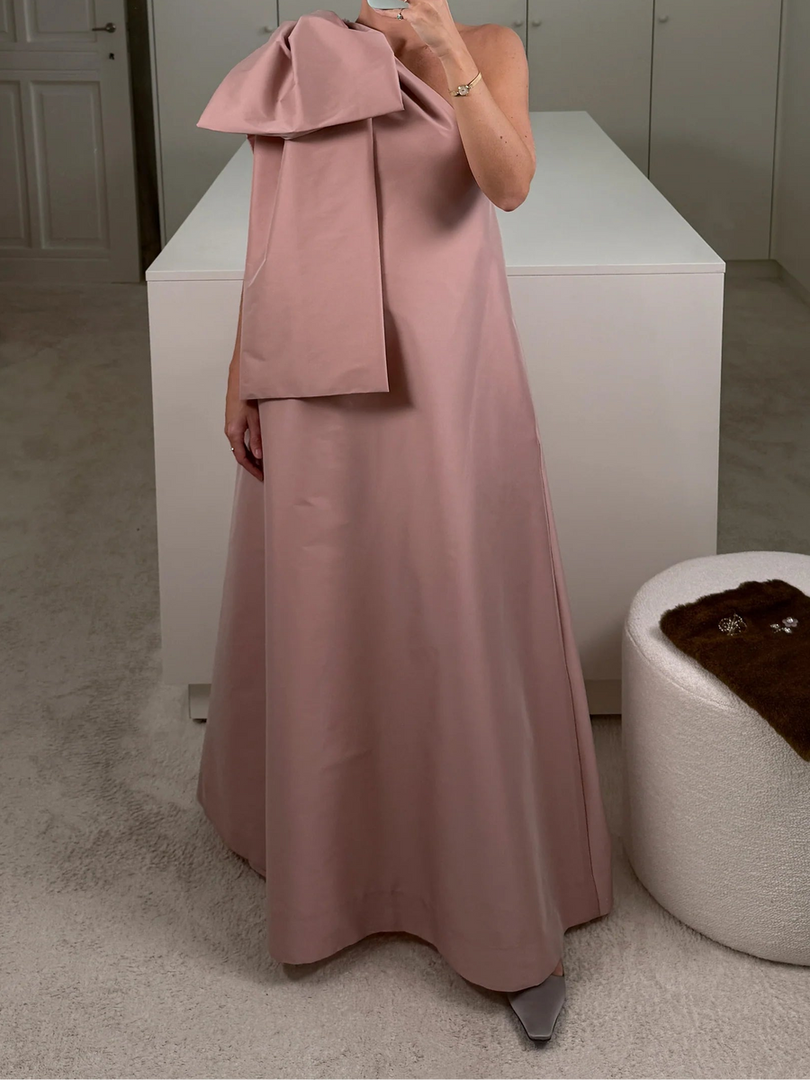 BERNADETTE MIDI DRESS WINNIE IN WINTER PINK