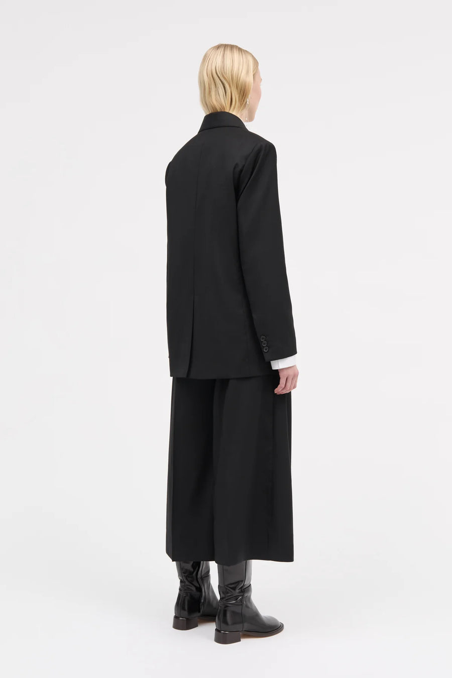 MKDT ATELIER JUANA DOUBLE BREASTED BLAZER IN BLACK