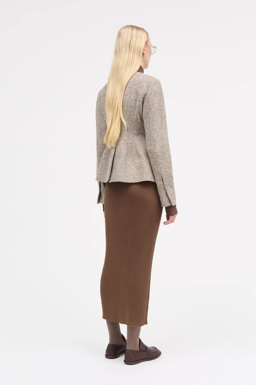 MKDT ATELIER JULIENNE JACKET IN MINK MELANGE