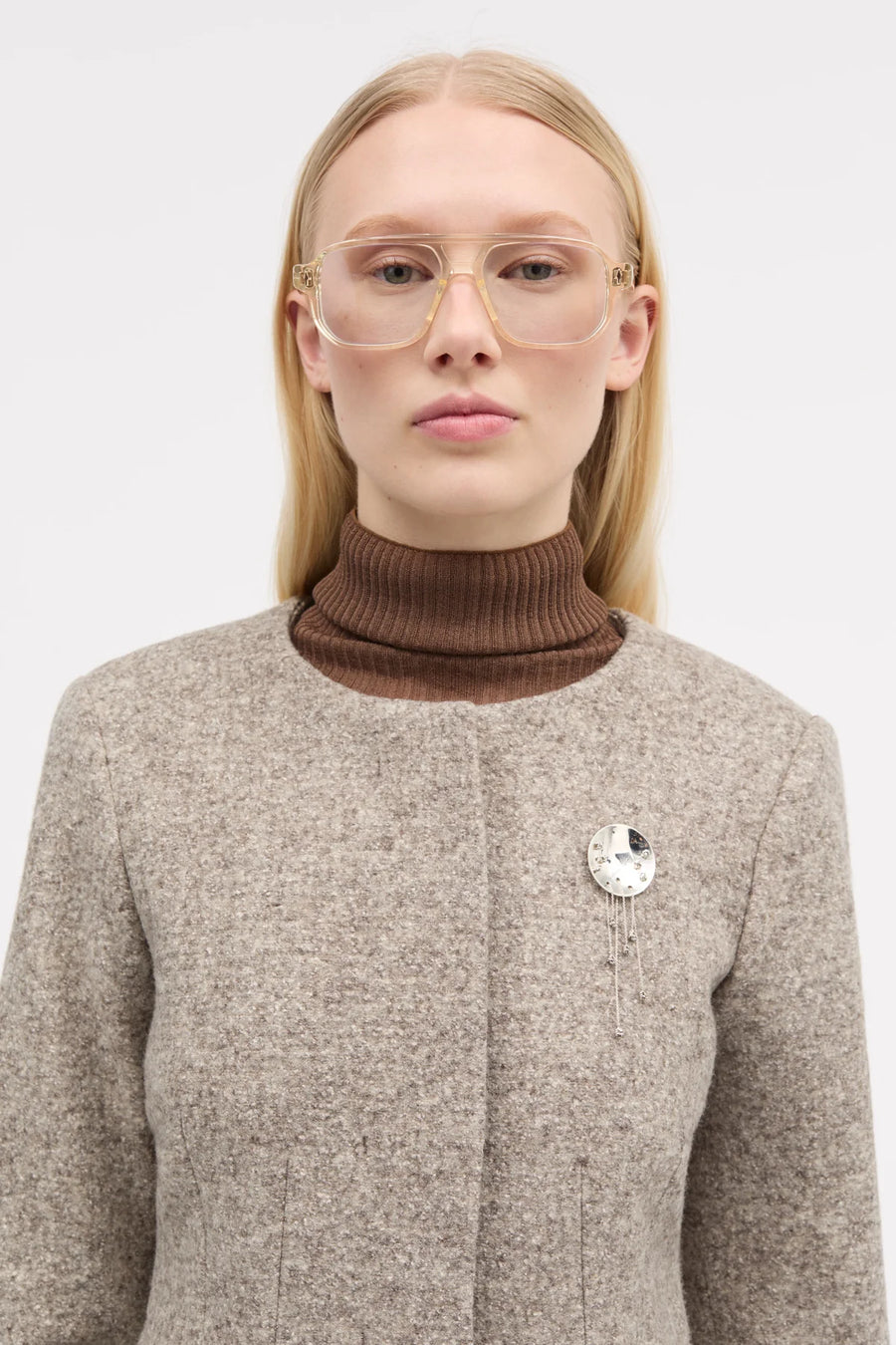 MKDT ATELIER JULIENNE JACKET IN MINK MELANGE