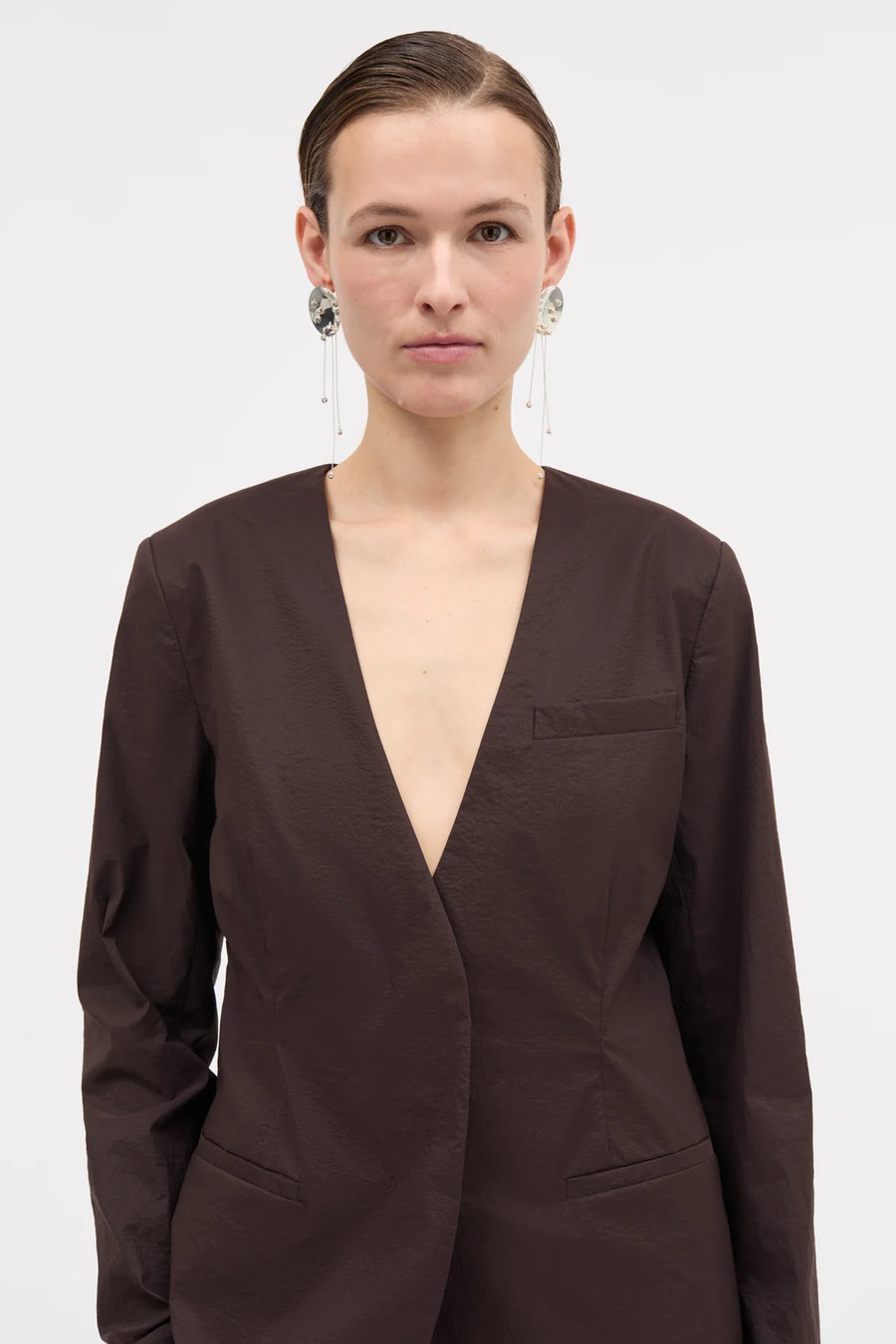 MKDT ATELIER JUTA JACKET IN DARK BROWN