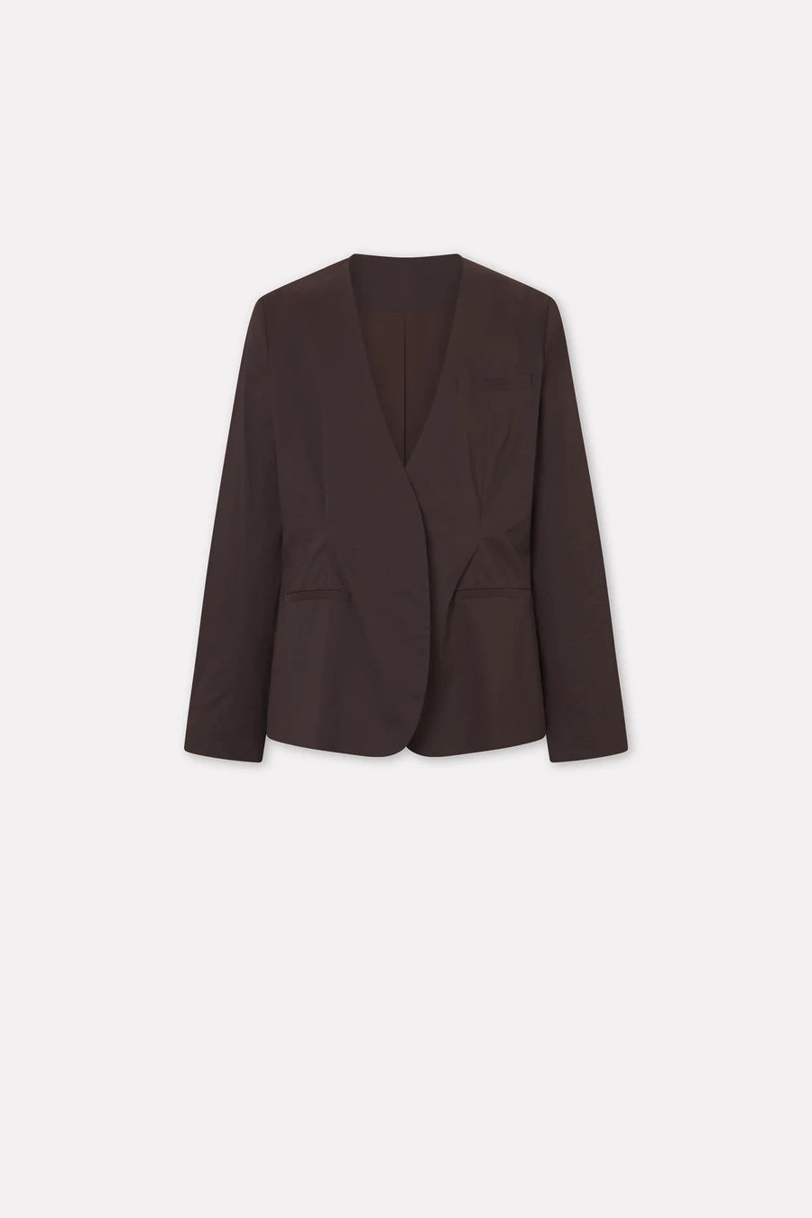 MKDT ATELIER JUTA JACKET IN DARK BROWN