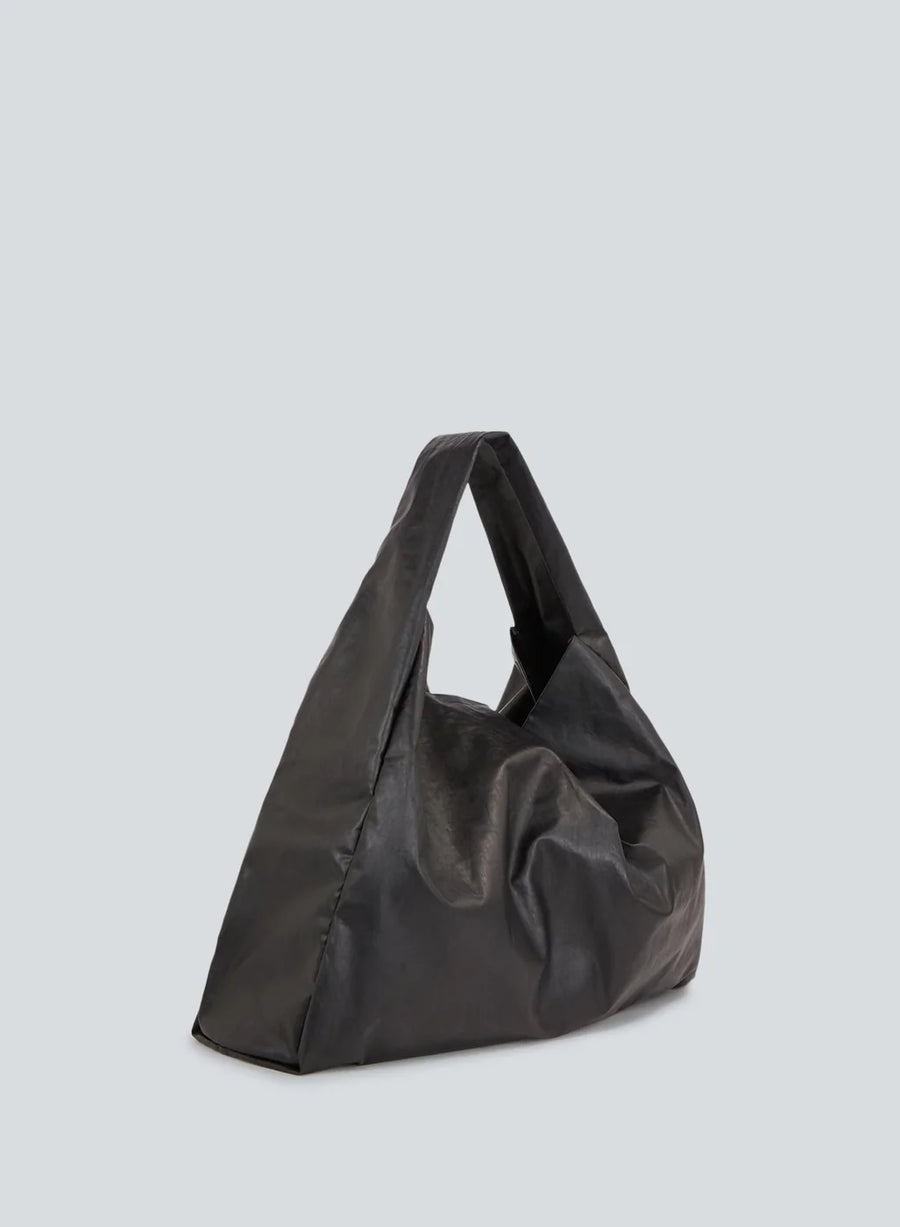 KASSL EDITIONS TOTE SHOULDER IN OIL BLACK