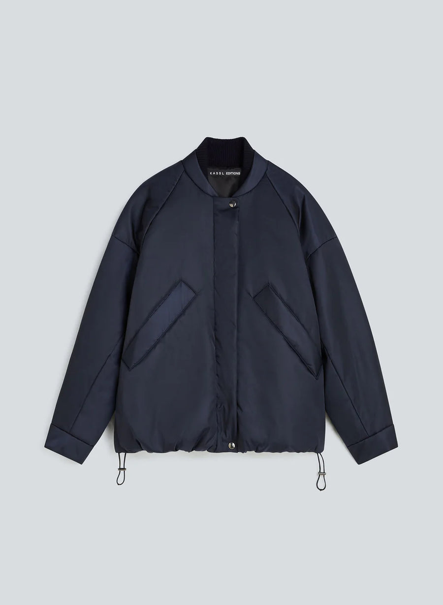 KASSL EDITIONS OVERSIZED BOMBER IN NAVY