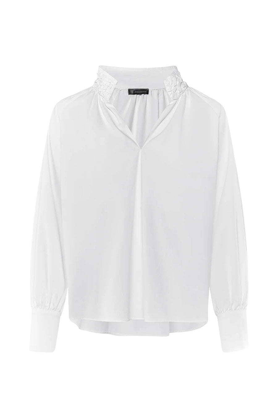 ARMARGENTUM KIANA BLOUSE IN ALBA WHITE