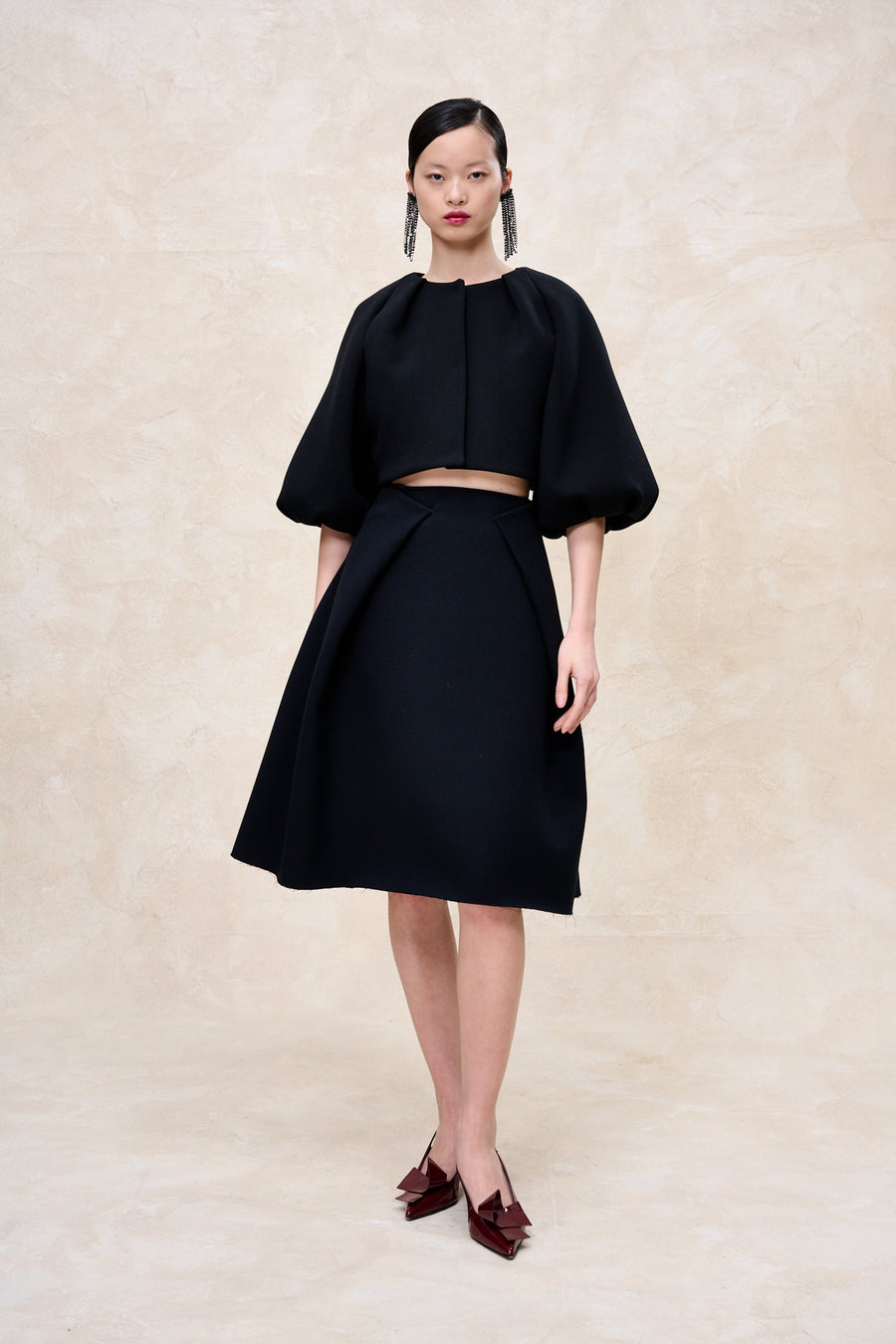 NATAN BADIA SKIRT IN BLACK