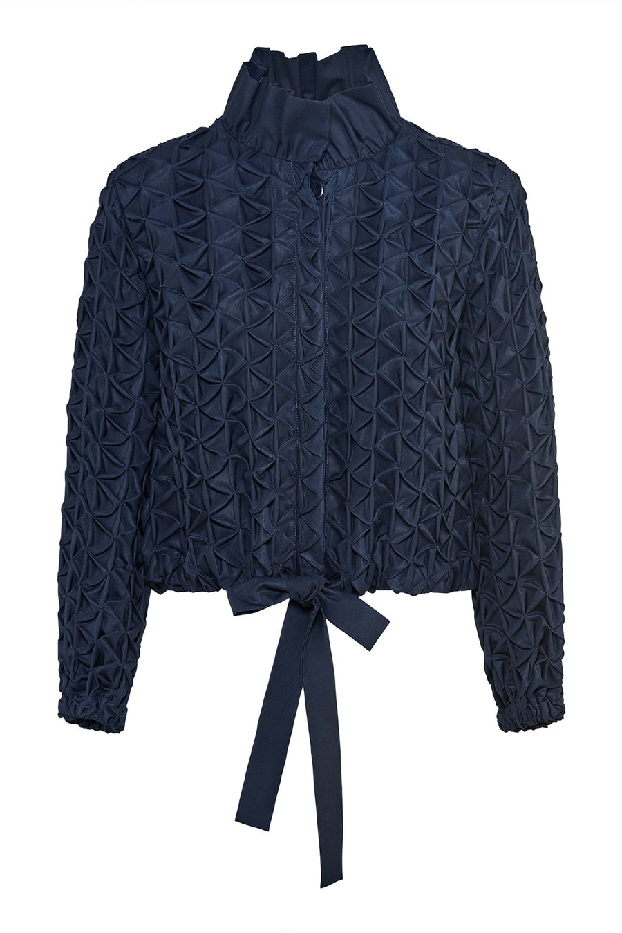 ARMARGENTUM LORELLA JACKET IN DARK SAPPHIRE
