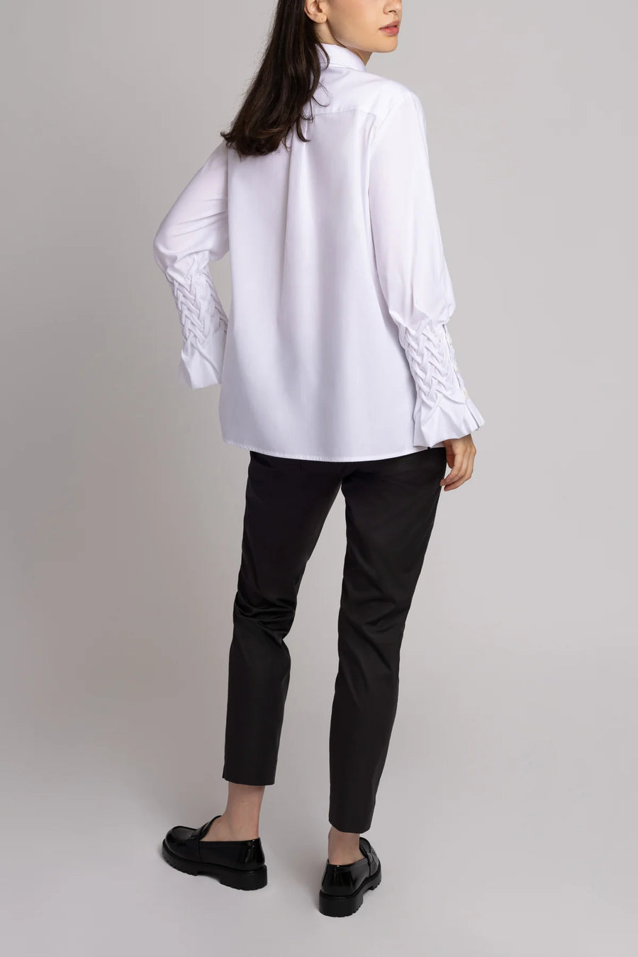 ARMARGENTUM MALOU BLOUSE IN ALBA WHITE