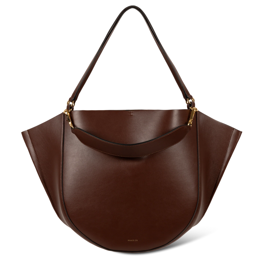 WANDLER MIA TOTE IN SADDLE