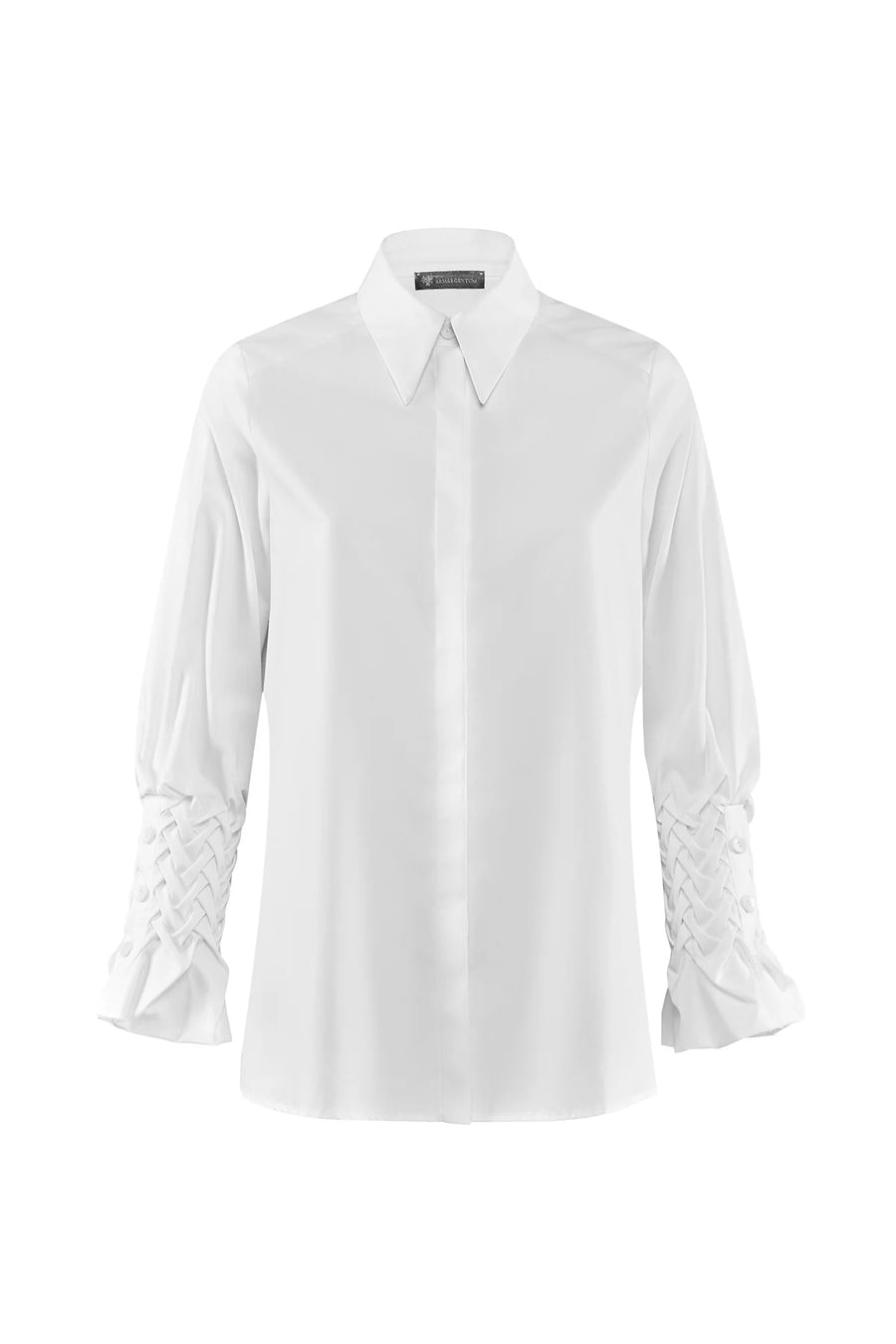 ARMARGENTUM MALOU BLOUSE IN ALBA WHITE