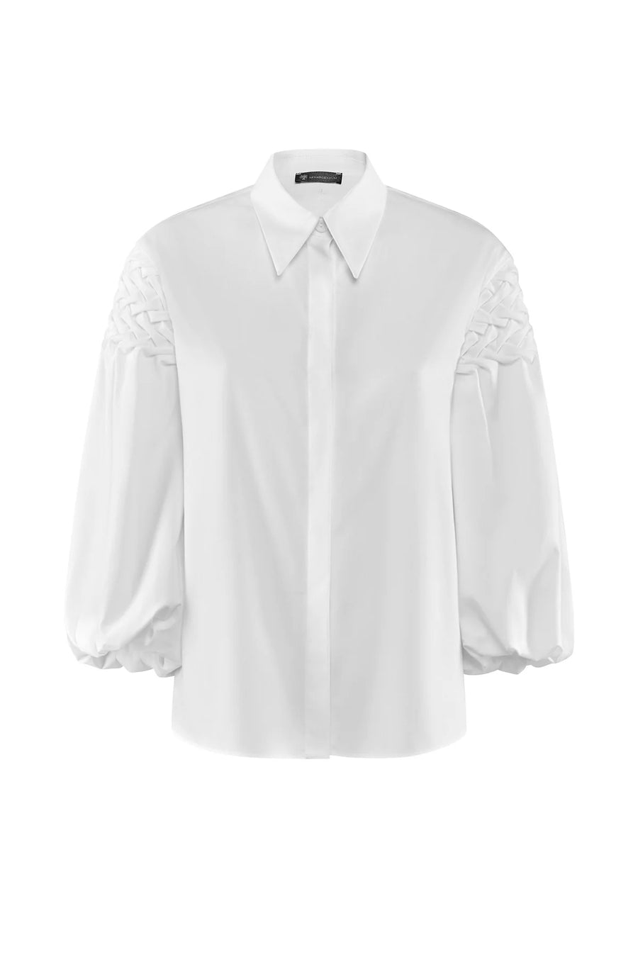ARMARGENTUM MARINA BLOUSE IN ALBA WHITE